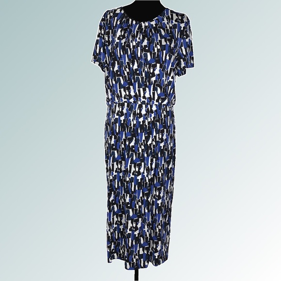 Hugo Boss Blue Enedita Dress - Picture 1 of 5